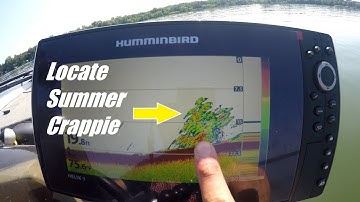 How to Find CRAPPIE with 2D Sonar (How to Locate Crappie)