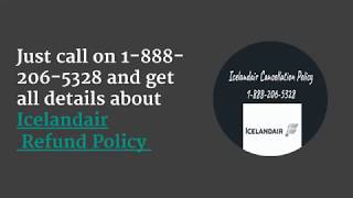 Icelandair Cancellation Policy | Refund Policy | Flight Fee
