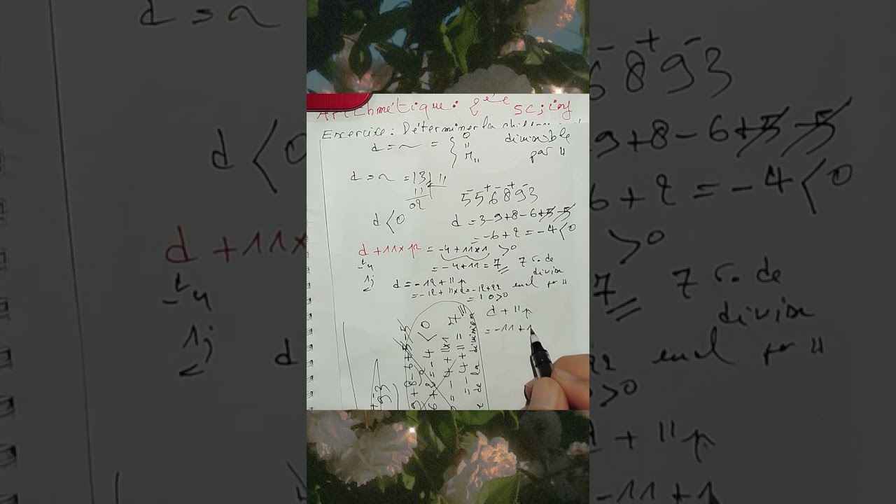 arithmétique 2éme science 2éme informatique