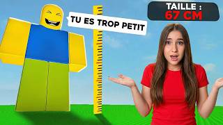 Besoin de plus de taille dans Roblox !