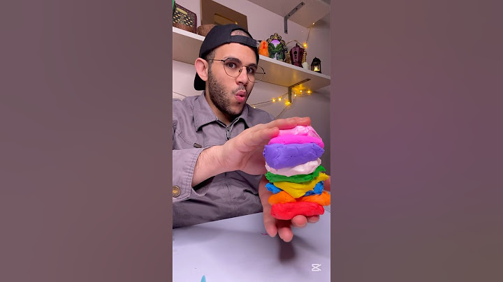 خلطت كل الاوان  🌈صلصال الفوم علي بعض اللون صدمني🤯#shorts #fyp #foryou r