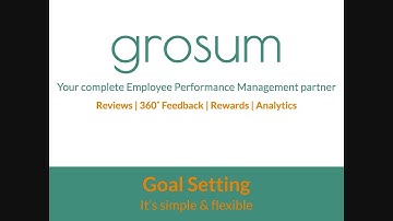 How to do Goal Setting in Performance Reviews @ GroSum - for effective Performance Management