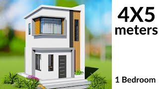 4x5 Meters Small House Design #2