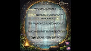 CREATE INFINITE ELEMENTS PROMO VIDEO 2024