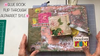 ALPHABET GLUE BOOK FLIP THROUGH