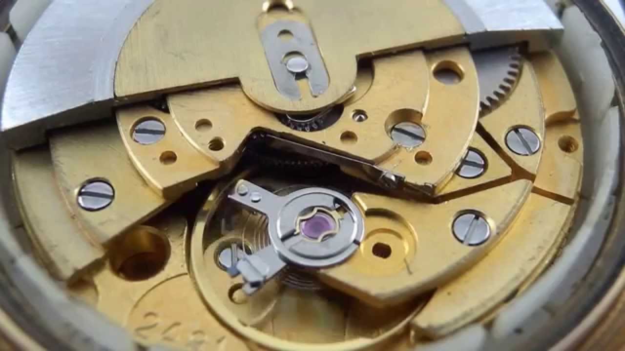 Tissot Automatic Watch Movement Cal.2481 Running. - YouTube