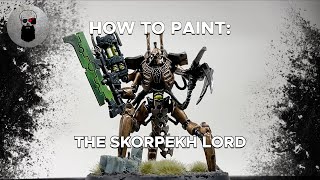 Contrast How To Paint Necrons Skorpekh Lord