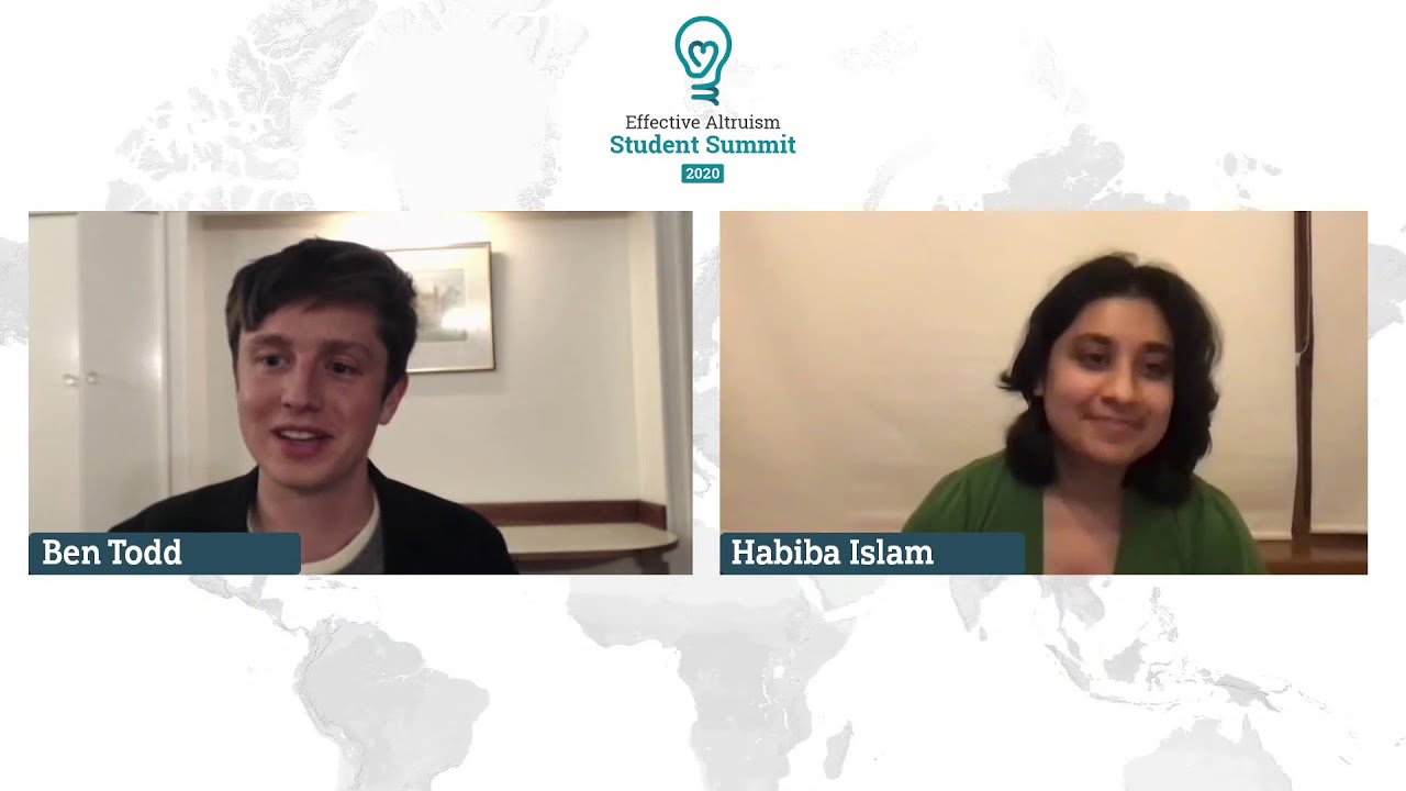 80,000 Hours: Key Ideas | Ben Todd | EA Student Summit 2020