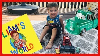 Cars 3 Color Changers Frank The Combine Unboxing With Lightning McQueen Mater Toy Review
