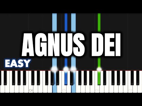Agnus Dei (EASY PIANO SHEET) - Michael W. Smith