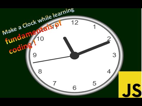 How to make your own "Analogue Clock" with JavaScript( fundamentals of ...