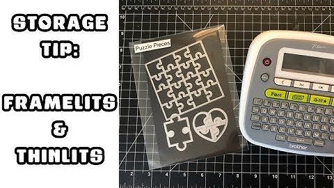 Storage Tip: Framelits & Thinlits