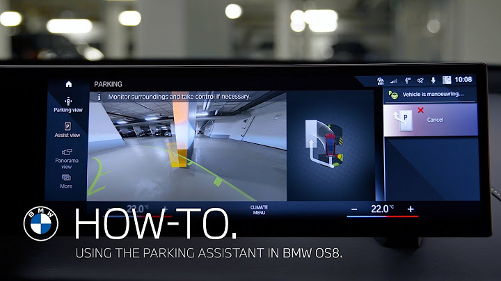 Using the Parking Assistant in BMW Operating System 8 | BMW How-To