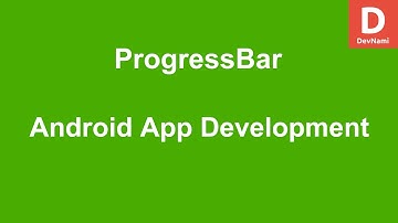Android ProgressBar Example