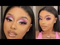 *DETAILED* 🌸💕PINK GLITTER CUT CREASE| Client Tutorial| Step By Step Makeup Tutorial 💕🌸