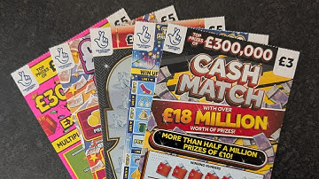 £21 willekeurige mix van Allwyn UK ​​National Lottery krasloten