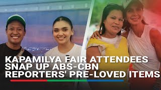 Kapamilya Fair attendees snap up ABS-CBN News reporters' pre-loved items