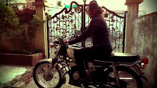 Fun with Yamaha Rx by girl....Bike kickstart by girl screenshot 4