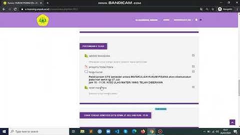 CARA MAHASISWA UNTUK MENGISI SEBUAH ABSENSI KEHADIRAN PADA ELEARNING