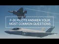 F-35A Joint Strike Fighter Pilots answer your common questions