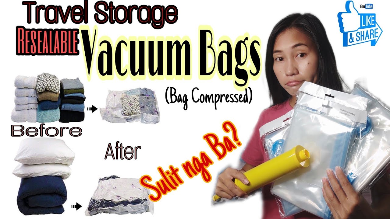 Amazon.com: 10 Large Space Saving Rolling Compression Bags for Travel and  Storage - No Vacuum Pump Needed. Roll Up Space Saver Bag Set for Clothes  and Blankets. Best For Flights, Packing Cubes