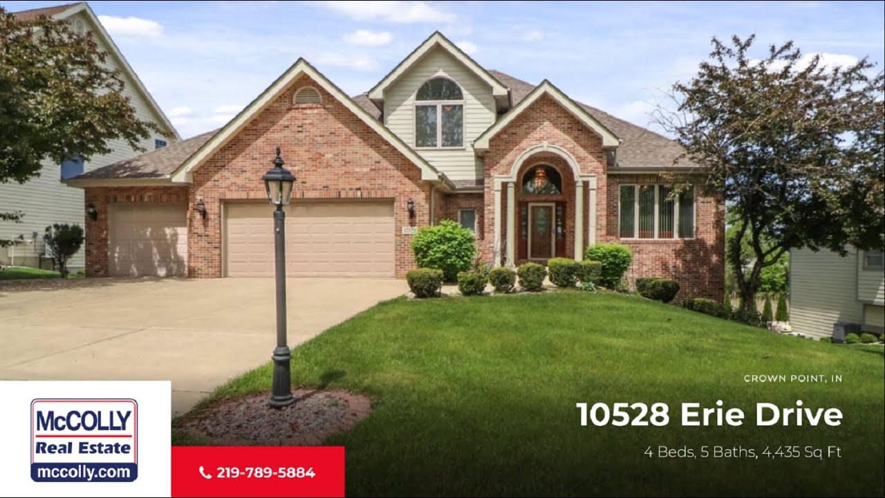 10528 Erie Drive, Crown Point, IN MLS530498 McColly YouTube