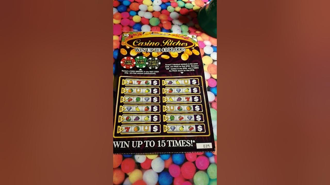 Casino RICHES scratch off ticket. Best 5 dollar scratch off to buy this