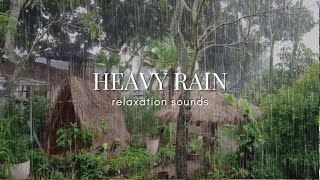 ? Heavy Rain and Thunderstorm at Cave Straw - Indonesian Rainy Season