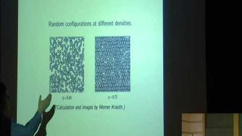 Configuration Spaces of Hard Discs in a Box - Matthew Kahle