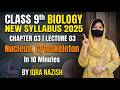 Nucleus & Cytoskeleton 🔬 | 9th Class Biology Chapter 3 | New Syllabus 2026 #class9biology