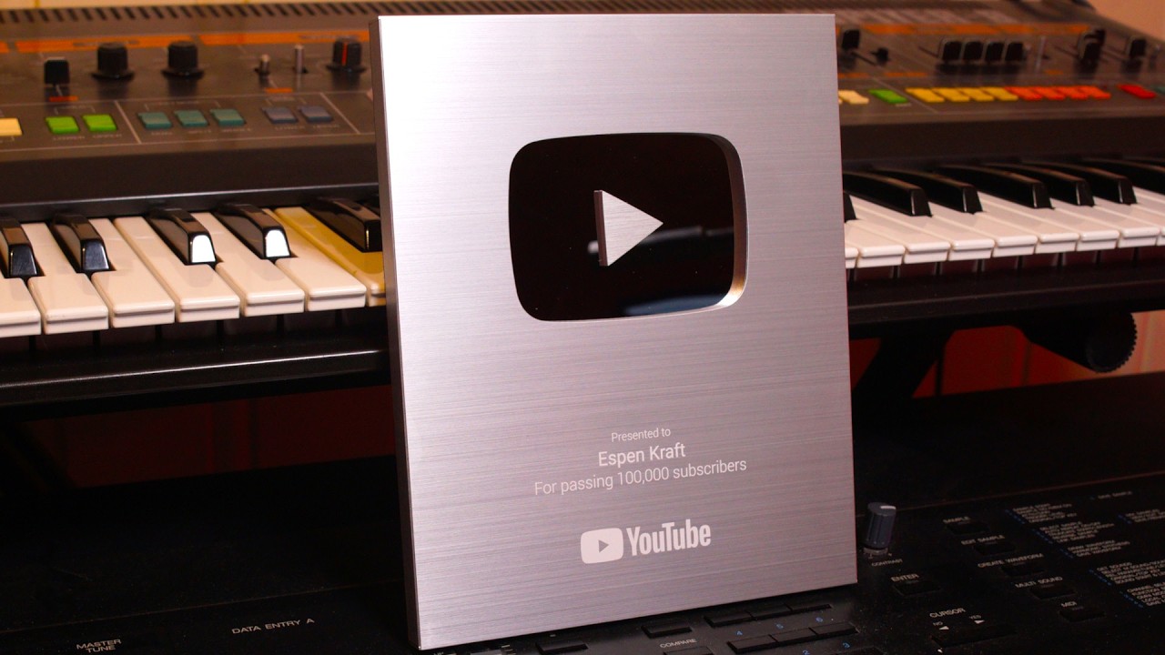 YouTube 100K Silver Award Play Button Unboxing & Thank You Video!