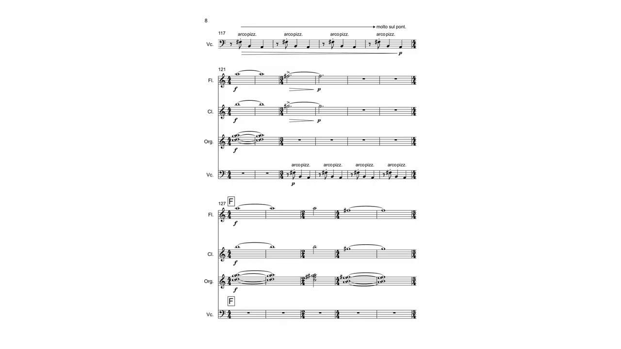 Erin - for cello, flute, clarinet and organ - Billy James