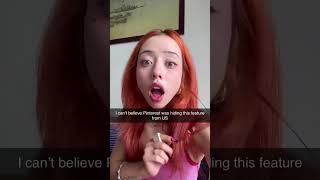 Pinterest hidden feature you didn't know about 🤫 #pinterest #tips #aesthetic