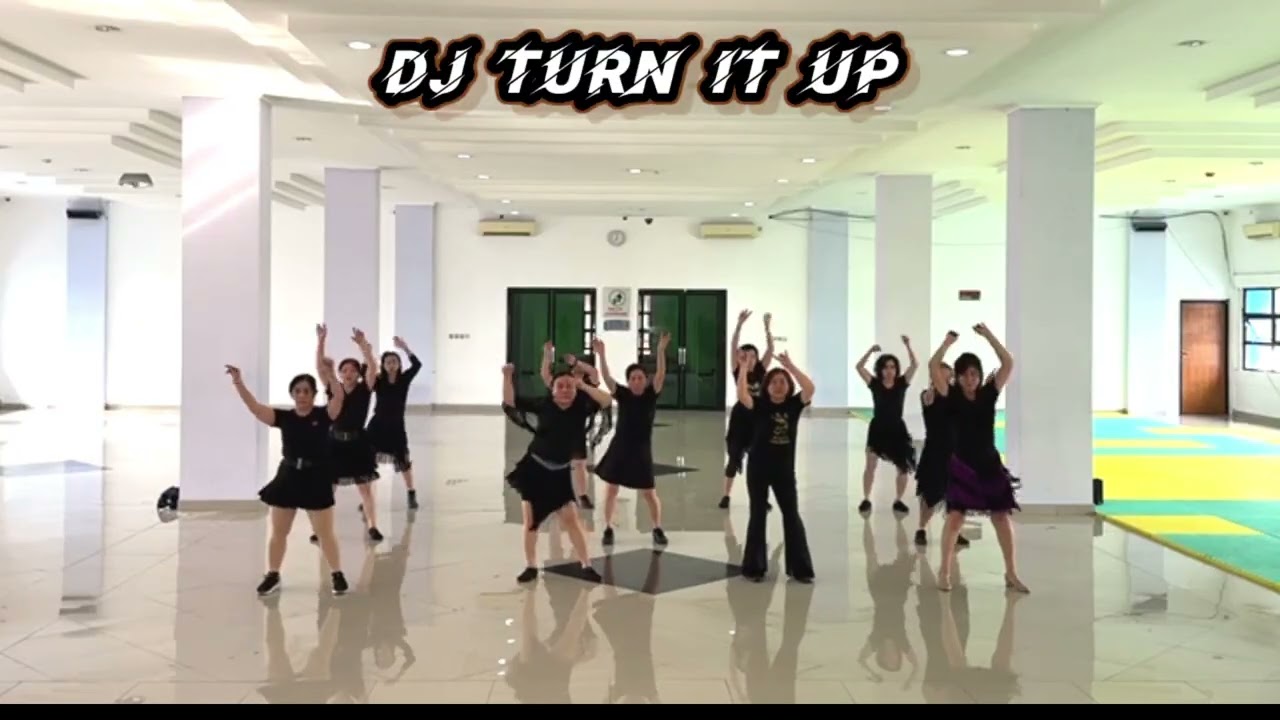 Dj Turn It Up - Line Dance || Demo || Beauty LD Gading || Mei2 LD Class