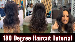 How to 180 Degree Haircut Step Advance Haircut Layer With Step Haircut Easy Way Tutorial