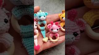 #miniature #crochet #amigurumi #animal #teethers #babyborn #newborn #dollhouse #doll #baby