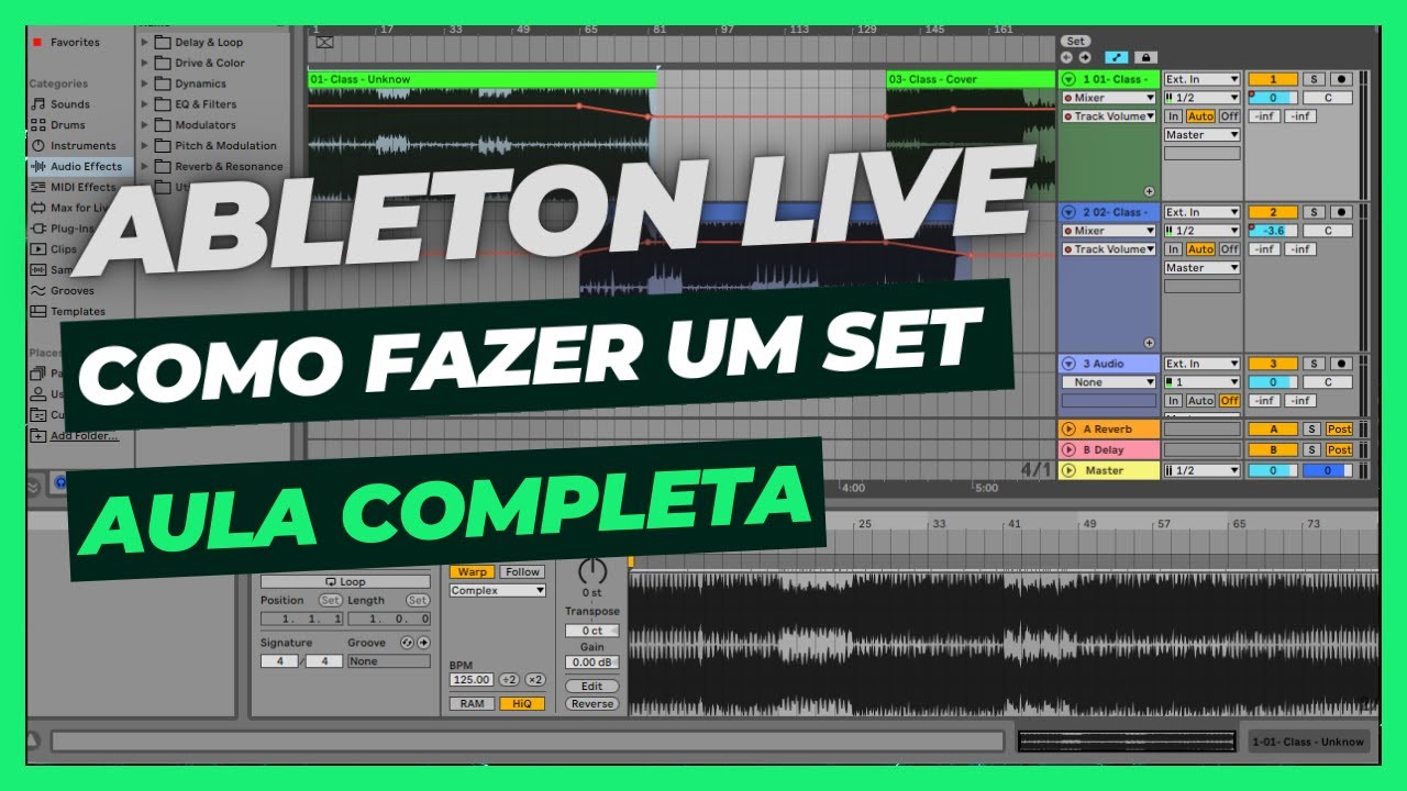 Como fazer um Set no Ableton Live - Aula Completa - YouTube
