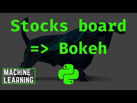 Python ML #02: Bokeh Visualization library for stock  prices