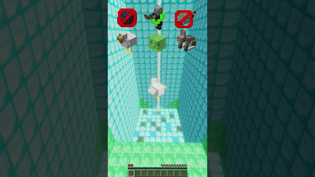 Which Minecraft Mob Survives the Deadly Drop Challenge?