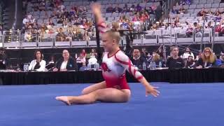 Joscelyn Roberson 9.9 Floor Arkansas National Championship Semifinals 4-17-25