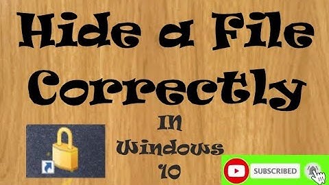 How to hide any of my file in windows in sinhala ඕනම File එකක් Hide කරන හැටි I