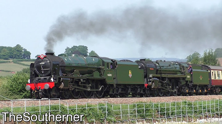 46100 "Royal Scot" & 70000 "Britannia" double-head the 'Devonian Express' 12/08/2020