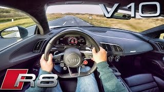 Audi R8 V10 PLUS POV Test Drive 610 HP 5.2 FSi