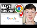 How To Make Google Your Homepage In Google Chrome - Step By Step