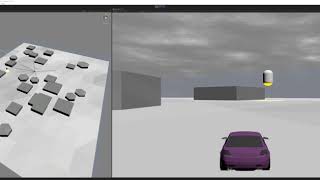 Vehicle driving / obstacle avoidance AI (machine learning)