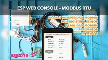 Upgrade your device to IoT with ESP8266 in 10 min | Modbus RTU