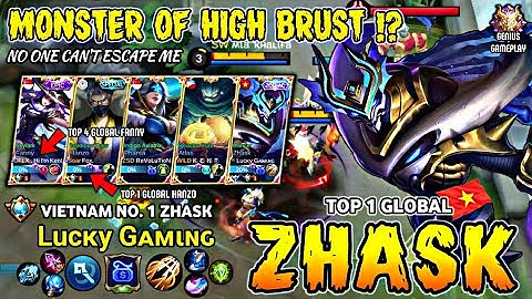 ZHASK BUILD 2020, BUILD TOP 1 GLOBAL ZHASK 2020 | Zhask Top 1 Global Build By Lucκy Gᴀмιɴԍ | MLBB