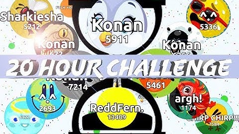 Agar.io - 20 Hours in FFA - RedFern