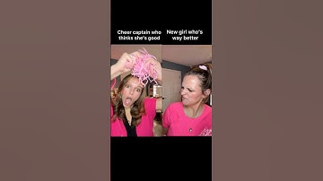Pov: mean cheer captain gets shown up by the new girl #pov #highschoolgirl #povcomedy #cheer