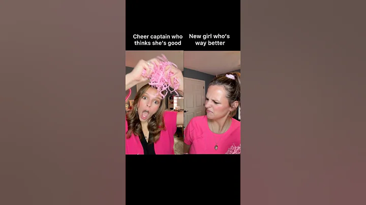 Pov: mean cheer captain gets shown up by the new girl #pov #highschoolgirl #povcomedy #cheer